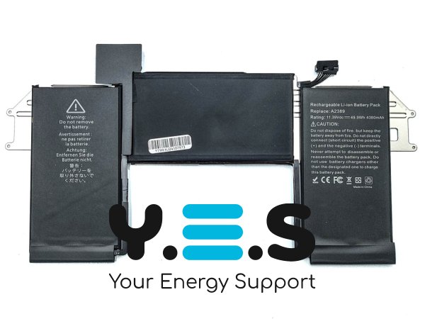 Батарея для Apple A2179, A2337 Macbook Air 13 (2020) A2389 11.39V 49.9Wh 4380mAh