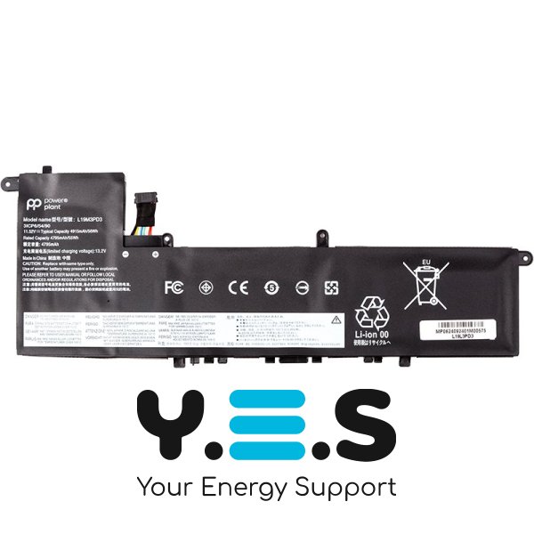 Акумулятор для LENOVO Ideapad S540-13API 15IIL05 14ARE05 14IIL05 L19M3PD3 11.52V 4915mAh