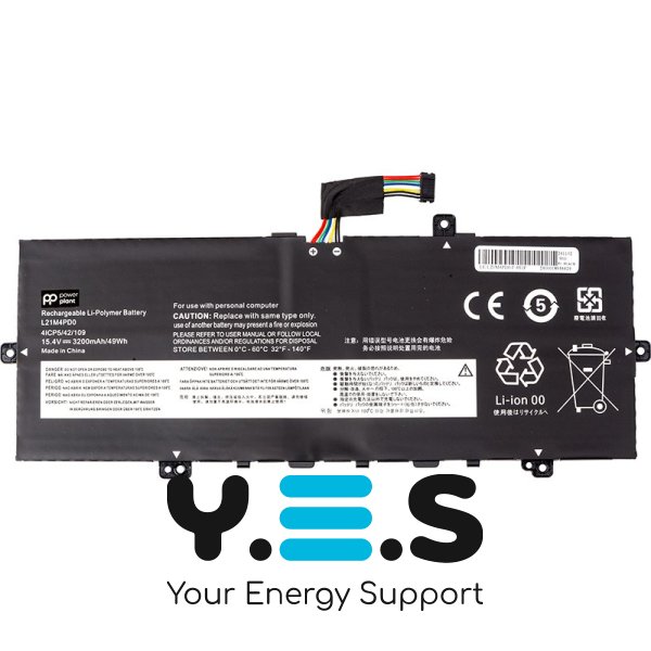 Акумулятор для LENOVO ThinkBook 13x G2 IAP L21M4PD0 15.4V 3200mAh