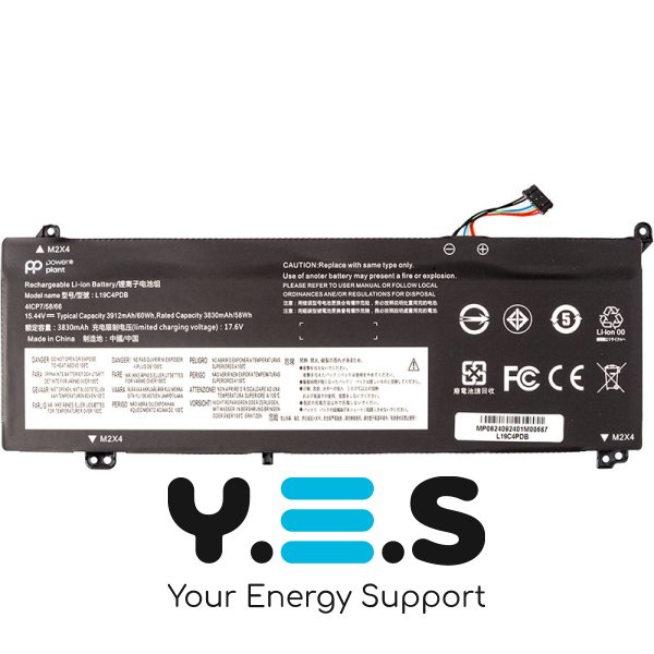 Акумулятор для LENOVO ThinkBook 14 G2 ThinkBook 14 G2 ARE L19C4PDB 15.44V 3830mAh
