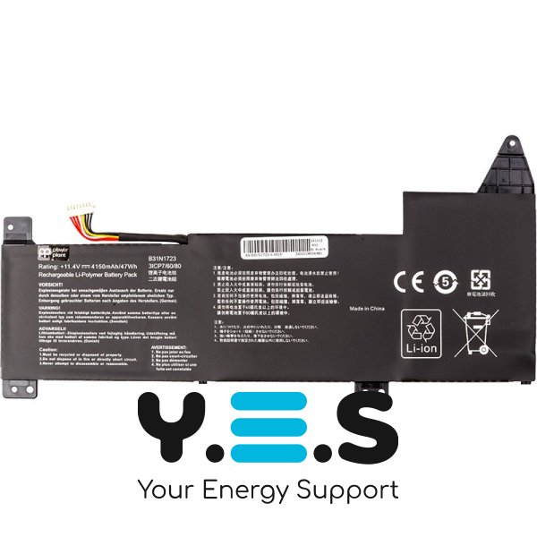 Акумулятор для ASUS VivoBook 15 K570ZD F570 M570 X570 R570 B31N1723 11.4V 4150mAh