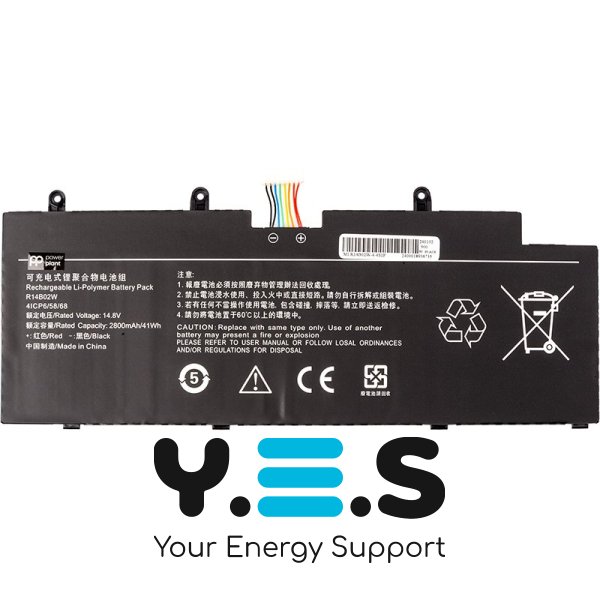 Акумулятор для Xiaomi RedmiBook Pro 14 та Xiaomi Mi NoteBook Pro R14B02W 14.8V 2800mAh