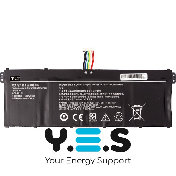 Акумулятор для MI Xiaomi RedmiBook 14 R14B01W 15.2V 2800mAh