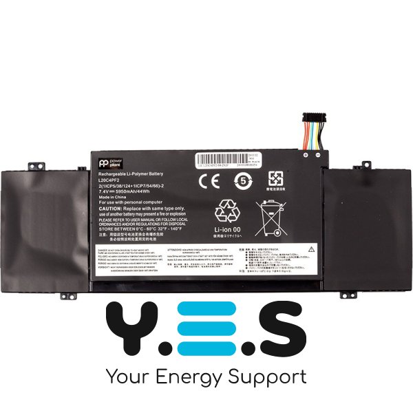 Акумулятор для LENOVO Yoga Slim 7 Carbon 14ACN6 L20C4PF2 7.4V 5950mAh