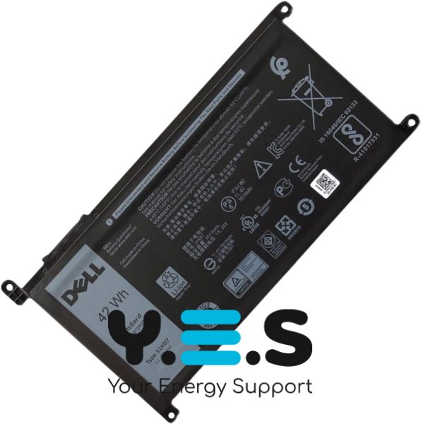 Батарея (оригінал) для Dell Chromebook 11 3180 3189 5190 3181 2-in-1  51KD7 11.4V 3500mAh (42Wh)