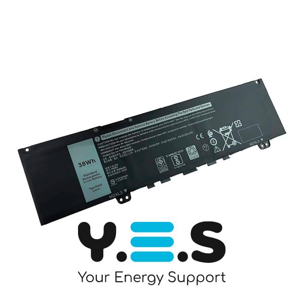 Батарея для DELL Inspiron 13 5370 7370 F62G0 11.4V 38Wh 3330mAh