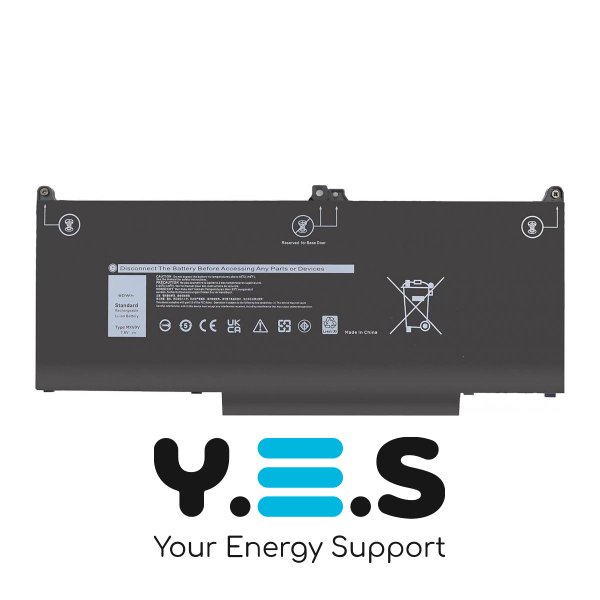 Батарея для DELL Latitude 5300 7300 MXV9V 7.6V 60Wh 7890mAh