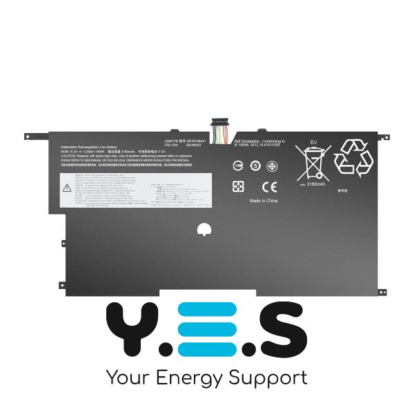 Батарея для Lenovo ThinkPad X1 Carbon (2015) 3rd gen 00HW003 15.2V 3300mAh 50Wh