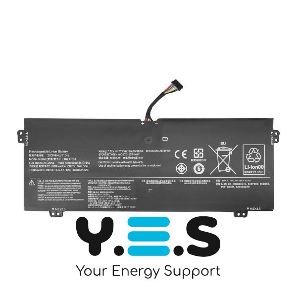 Батарея для Lenovo Yoga 720-13IKB 730-13IKB L16C4PB1 7.72V 48Wh 6200mAh