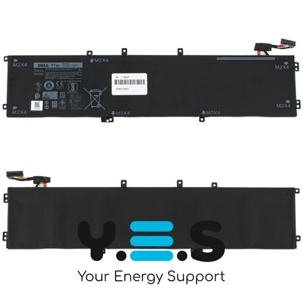 Original 8333mAh 11.4V H5H20 6GTPY(версія 2) батарея для Dell Inspiron7590,7591,Precision5520,5530,XPS15 7590,9560,9570,5D91C,P83F001,GPM03,P56F002,05041C