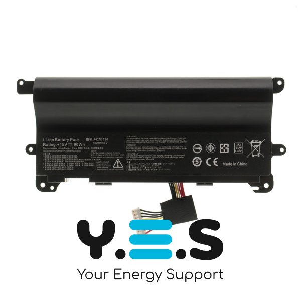 Батарея ASUS ROG G752, GFX72, G752VS A42N1520 15V 6000mAh 90Wh