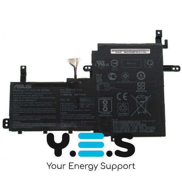 Батарея (оригінал) для ASUS VivoBook S15 S531FL B31N1842 11.52V 3645mAh 42Wh