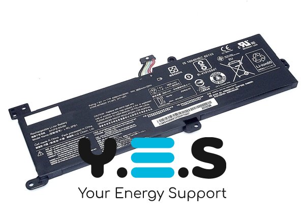 Акумулятор L17L2PF1 для Lenovo IdeaPad 320/330/520, V320, S145, 130-15AST 7.56V Black 3968mAh