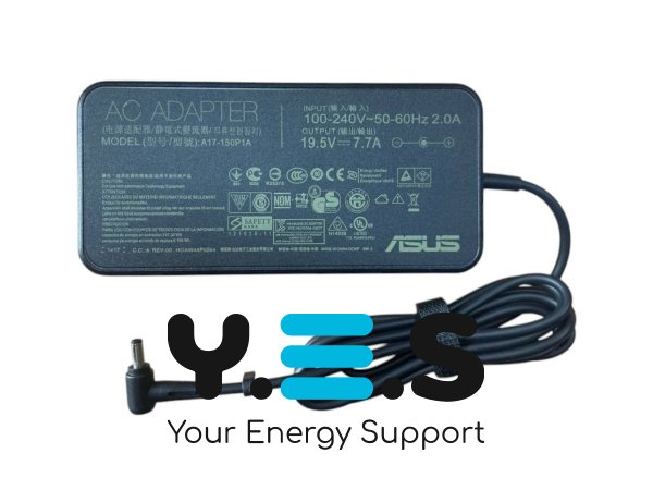 Блок живлення для ноутбука Asus 150W 19.5V 7.7A (4.5×3.0мм) A17-150P1A1 OEM