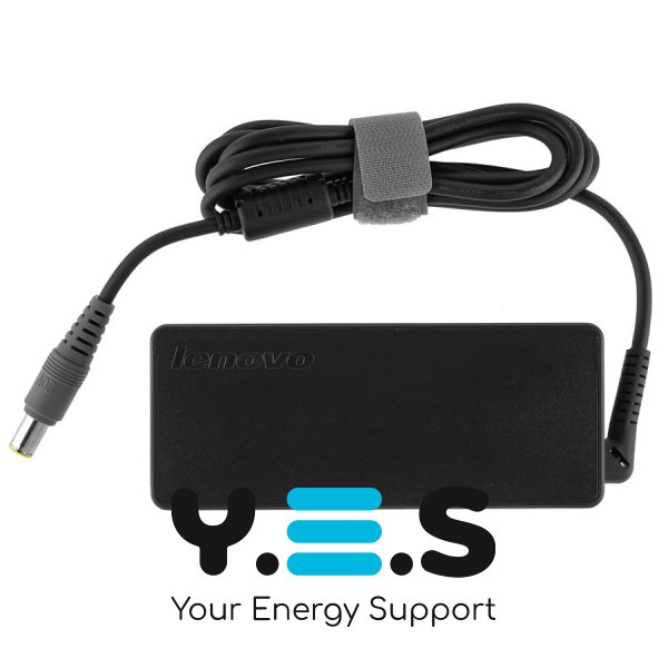 Оригінальний блок живлення для ноутбука Lenovo 90W 20V 4.5A (7.9×5.5мм з піном) чорний RECTANGULAR