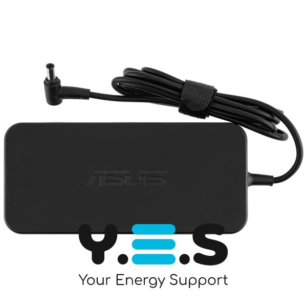 Блок живлення для ноутбука Asus 200W 20V 10A (6.0×3.7мм з піном) чорний, овальний корпус OEM