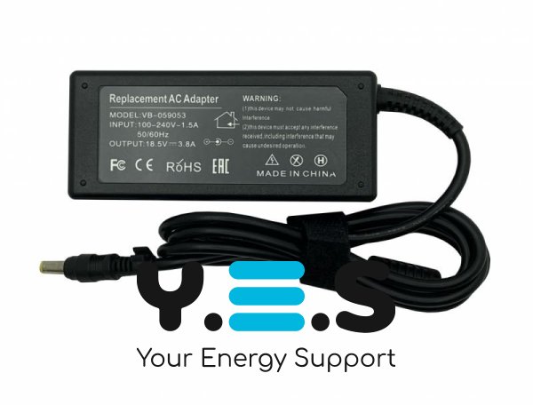 Блок живлення для ноутбуків HP 70W 18.5V 3.8A 4.8×1.7мм (H701854817) – замінник для серій Pavilion, Compaq, Presario