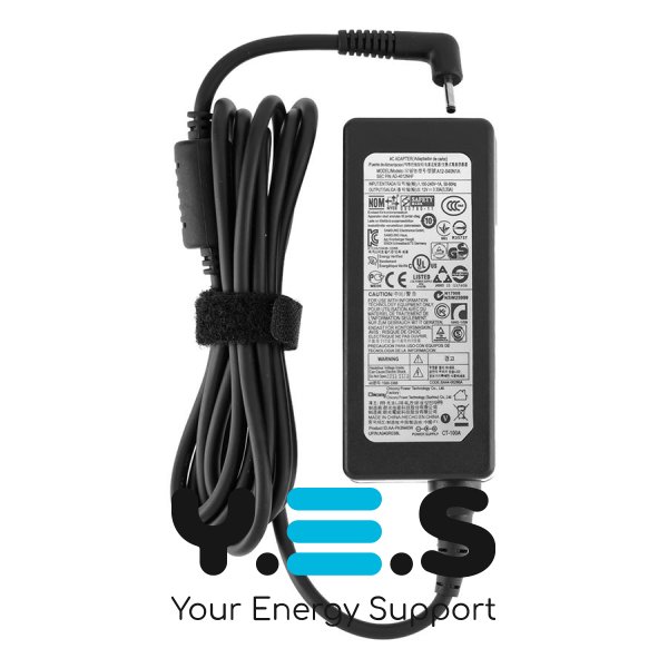 Original блок живлення для планшетів Samsung XE500T1C / XE700T1C –&nbsp;12V, 3.33A, 40W, 2.5×0.7мм, чорний (BA44-00286A)