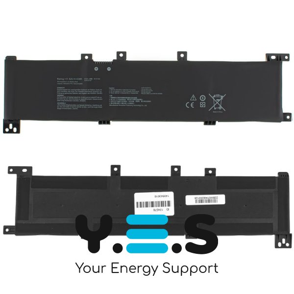 Акумулятор B31N1635 для ASUS VivoBook N705UD / N705UN / X705UV — 11.4V, 3600мАг (Чорний)