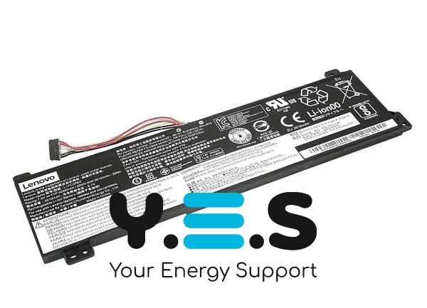 Оригінальна батарея L17M2PB3 для Lenovo IdeaPad V530-14IKB, V530S-14ARR, S130-14IGM — 7.6V, 3910мАг, Чорна