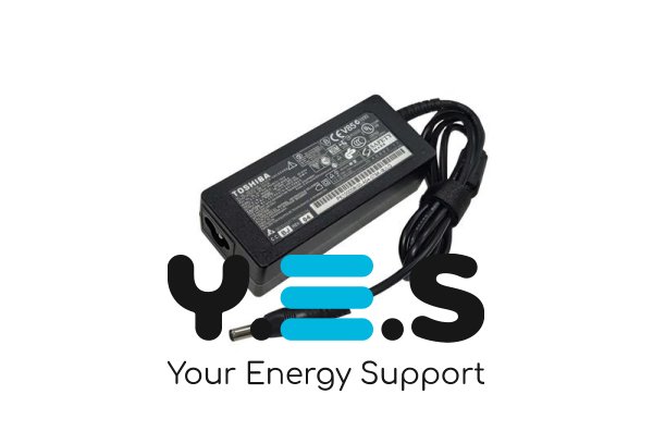 Блок живлення для ноутбука Toshiba 65W 19V 3.42A 5.5×2.5 мм PA3467U OEM (Satellite L300, L500, C650, Pro A200, A300)