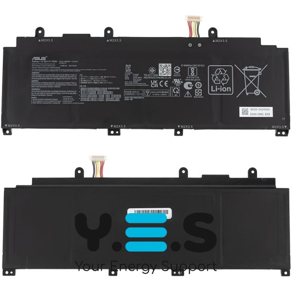 Оригінальна батарея для ноутбука ASUS C41N2203 (GV302XA, GV302XI, GV302XV) — 15.56V, 4820mAh, 75Wh, чорна