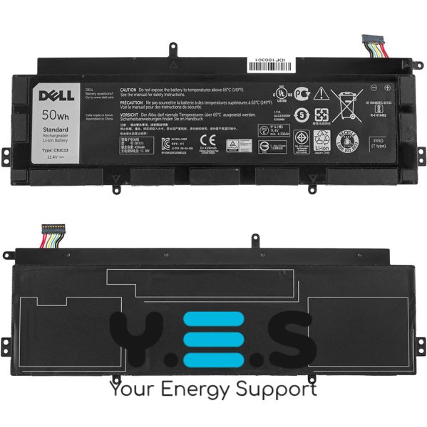 Оригінальна батарея для ноутбука DELL CB1C13 (Chromebook 11) — 11.4V, 50Wh, чорна