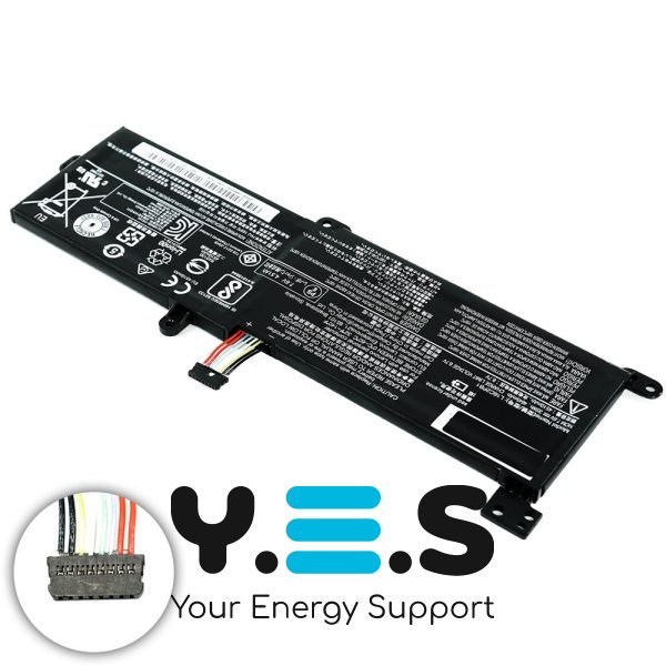 Оригінальна батарея для ноутбука LENOVO L16C2PB1 (IdeaPad: 320-15IAP, 320-15ISK, 320-15IKB) — 7.6V, 4645mAh, 35Wh, чорна