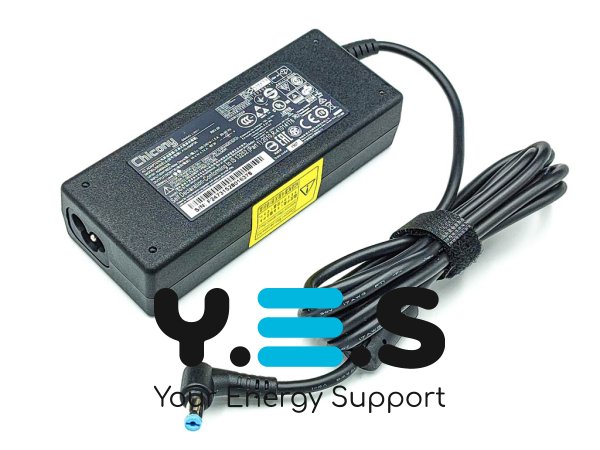 Блок живлення для ноутбука Acer A315-21 A315-33 A315-53 A315-56 90W 19V 4.74A 5.5×1.7 мм Оригінал