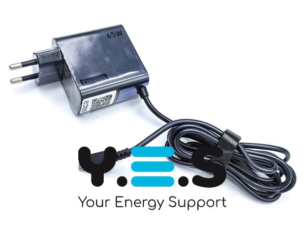 Блок живлення для Lenovo ThinkPad X1 Carbon, Yoga, T490, T14, L13, IdeaPad 5 3.25A 65W 20V Type-C (USB-C) Оригінал