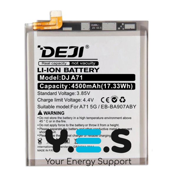 Акумулятор для Samsung Galaxy S10 A71 5G EB-BA907ABY SM-G770 4500 mAh