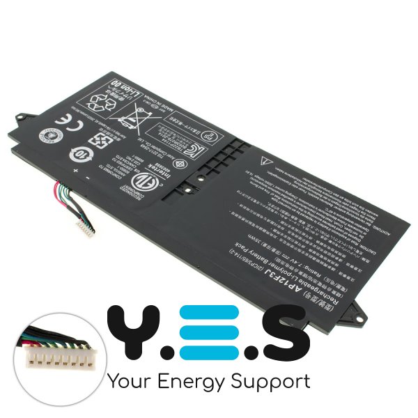 7.4V 4680mAh акумулятор для Aspire 13.3-Inch S7 S7-391 Touchscreen Ultrabook 2ICP3/65/114-2