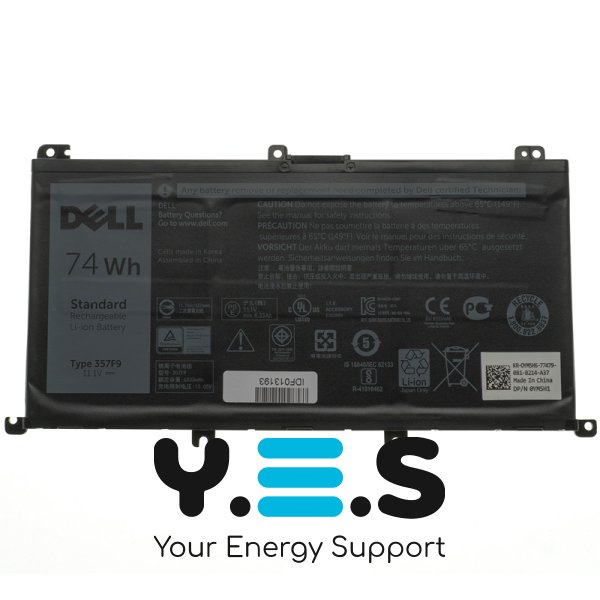 6660mAh 11.1V 357F9 акумулятор для DELL Inspiron 15 Gaming 5576 5577 7566 7567 7000 7557 7559 P65F P57F P65F001 P57F001