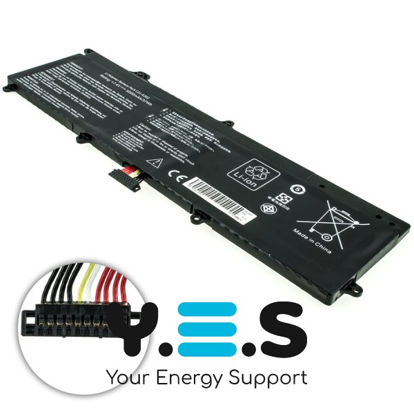 5000mAh 7.4V C21-X202 акумулятор для ASUS VivoBook X201 X201E X202 S200 S200E X202E S200E-CT209H S200E-CT182H S200E-CT1