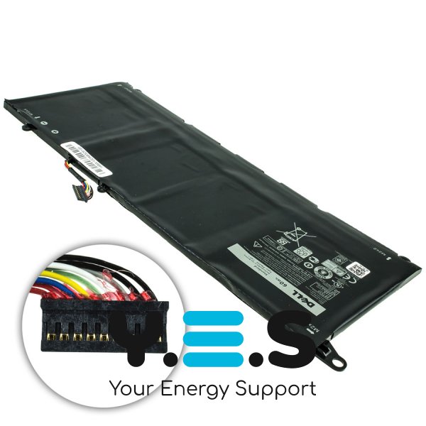 Original 8085mAh 7.6V PW23Y акумулятор для DELL XPS 13 9360 Series RNP72 TP1GT P54G