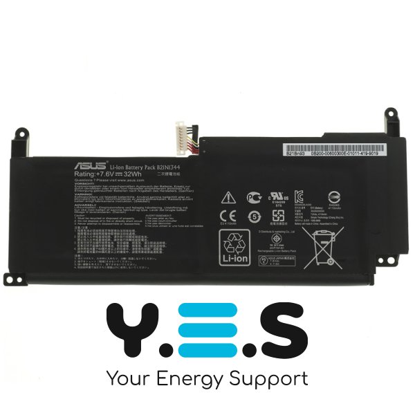 Original 4110mAh 7.6V B21N1344 акумулятор для Asus vivibook B21BN93 Series 0B200-00600300E 2ICP7/61/81