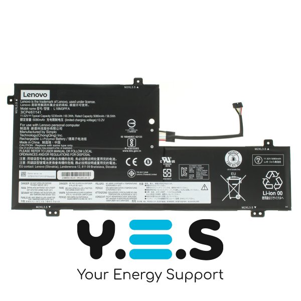 Original 5235mAh 11.52V акумулятор для Lenovo Yoga C740-15IML Yoga C740-15 L18D3PF2 L18M3PFA 5B10T83739 3ICP4/67/141