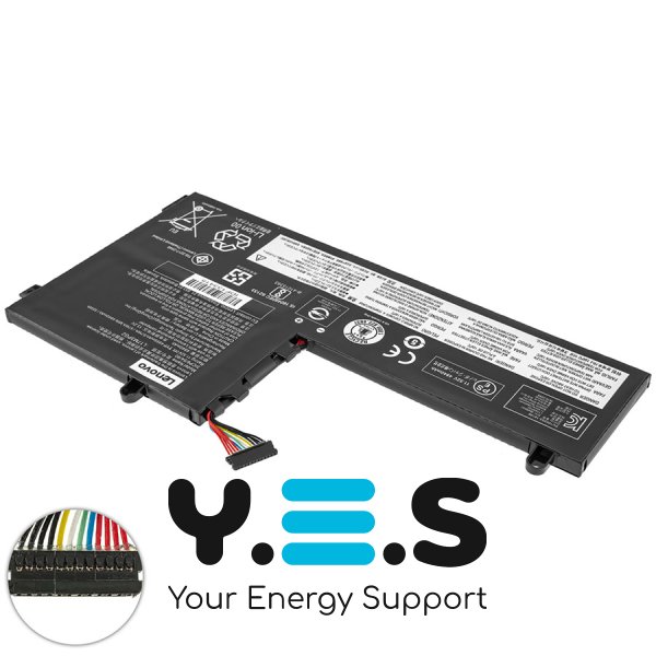 Original 4955mAh 11.52V акумулятор для Lenovo Legion Y530 Y530-15ICH Y7000 Y7000P 2018/2019 L17C3PG2 L17L3PG1 L17M3PG1 L17M3PG3 (Довгий кабельl)
