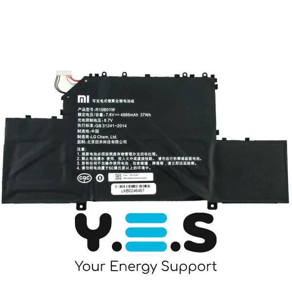 4866mAh 7.6V R10B01W R10BO1W акумулятор для Xiaomi Mi Air 12.5" Series Notebook 161201-01 161201-AA