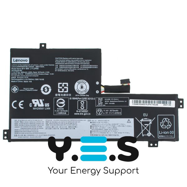 Original 3685mAh 11.4V акумулятор для Lenovo Ideapad 330-15ich L17M3PB1 L17C3PB0