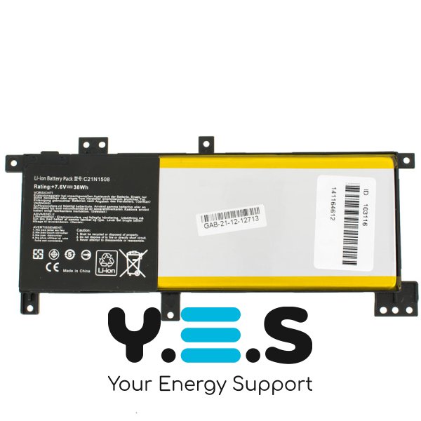5000mAh 7.6V C21N1508 акумулятор для ASUS X456U X456UA X456UB X456UF X456UJ X456UR X456UV A456U F456U F456UV K456U R457U