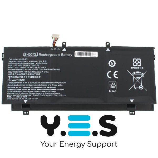 4200mAh 11.55V SH03XL CN03XL 859026-421 859356-855 HSTNN-LB7L TPN-Q178 акумулятор для Spectre X360 13-AB001 13-AB002 AC033DX