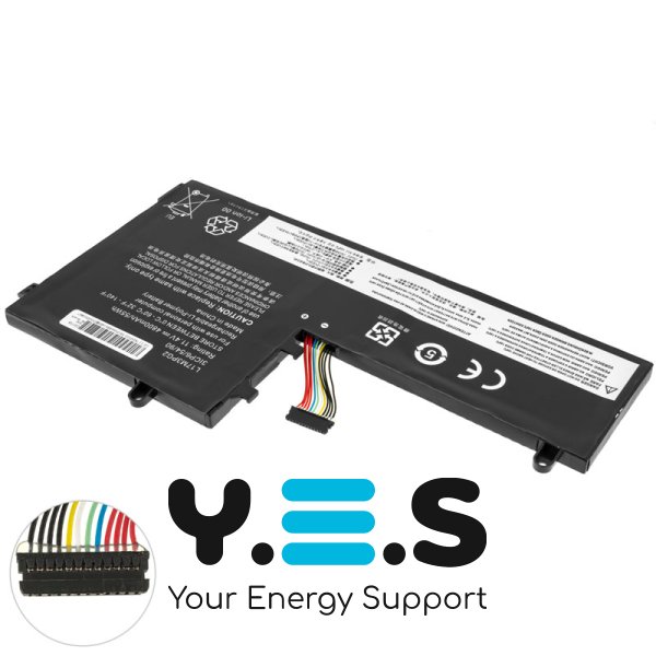 4800mAh 11.4V акумулятор для Lenovo Legion Y530 Y530-15ICH Y7000 Y7000P 2018/2019 L17C3PG2 L17L3PG1 L17M3PG1 L17M3PG3 (Короткий кабельl)