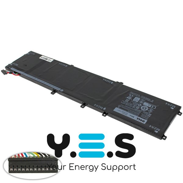 7260mAh 11.4V акумулятор для RRCGW 4GVGH Dell XPS 15 9550 Precision 5510 Series M7R96 62MJV (ВЕРСІЯ 1)