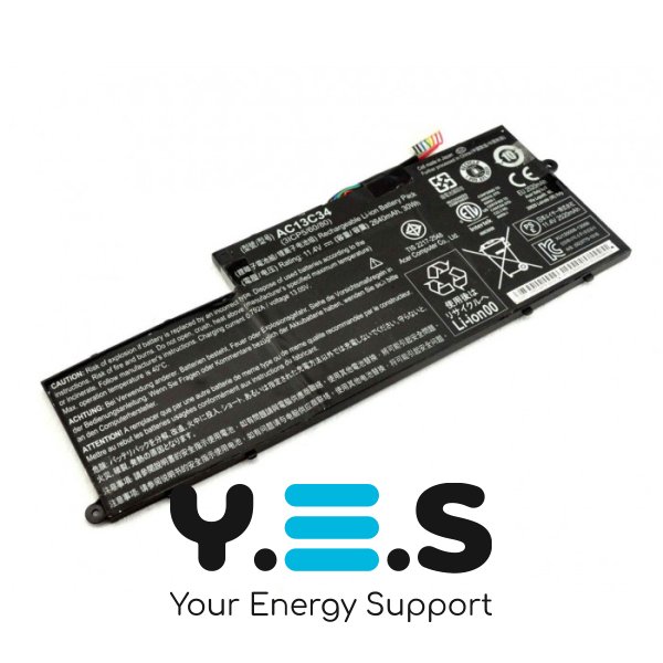 2200mAh 11.4V AC13C34 акумулятор для Acer Aspire V5-122P V5-132 E3-111 E3-112 ES1-111M MS237 KT.00303.005