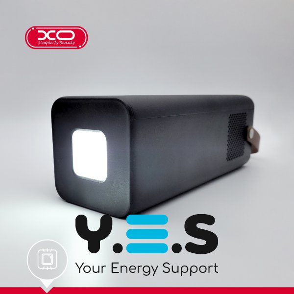 Портативна Power Station XO PSA-200 (65W/190Wh/52800 mAh) чорний