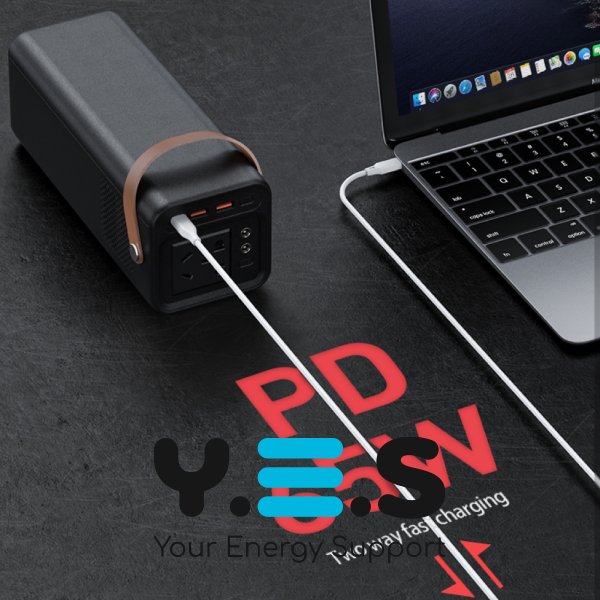 Портативна Power Station XO PSA-200 (65W/190Wh/52800 mAh) чорний