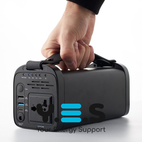 Портативна Power Station DC ES-40 (40000 mAh) чорний