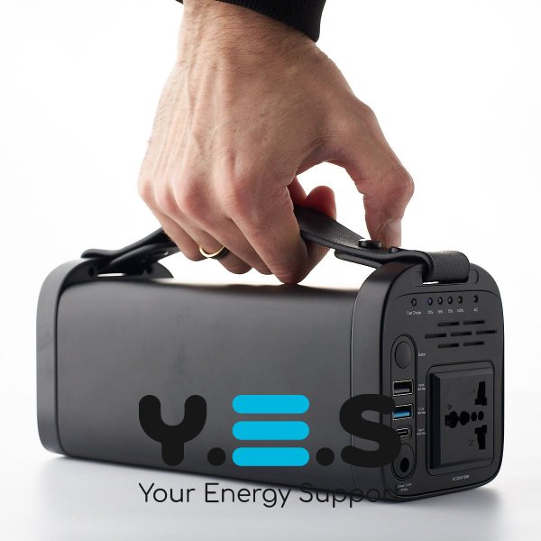 Портативна Power Station DC ES-40 (40000 mAh) чорний