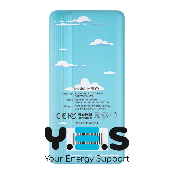 УМБ Mibrand Mriya 10000 mAh Blue (MI10K/Mriya)